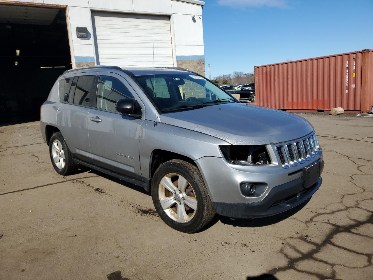 2014 Jeep Compass VIN 1C4NJDBB3ED833199 Copart auction photo, front end damage thumbnail 4