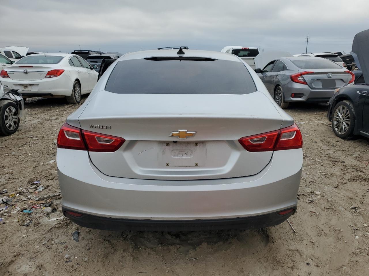 2018 Chevrolet Malibu VIN 1G1ZB5ST2JF195743 Copart auction photo, side / front end damage thumbnail 6