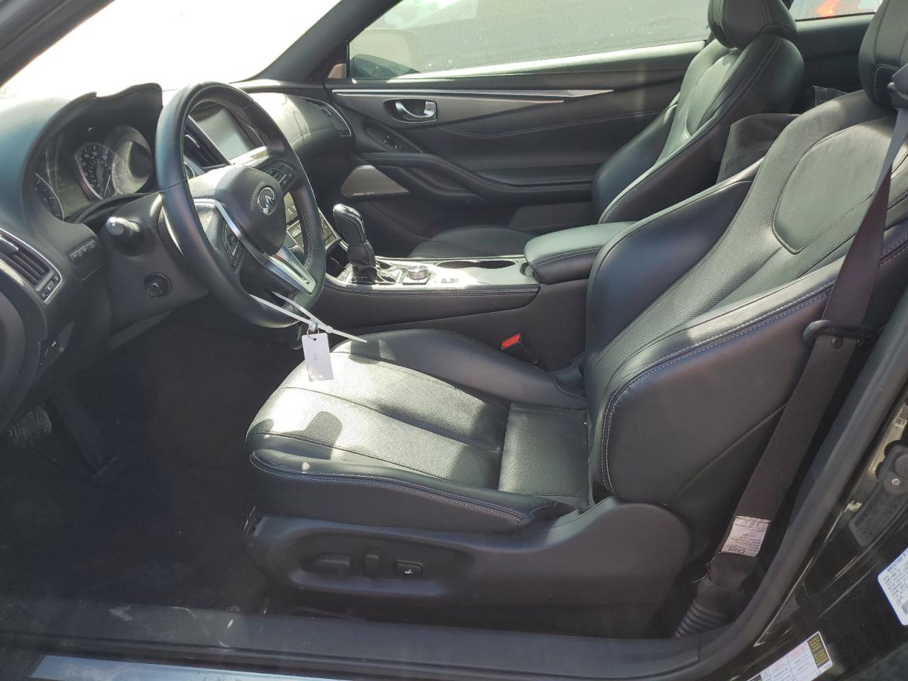 2017 Infiniti Q60 VIN JN1CV7EK0HM110815 Copart auction photo, front end / side damage thumbnail 7