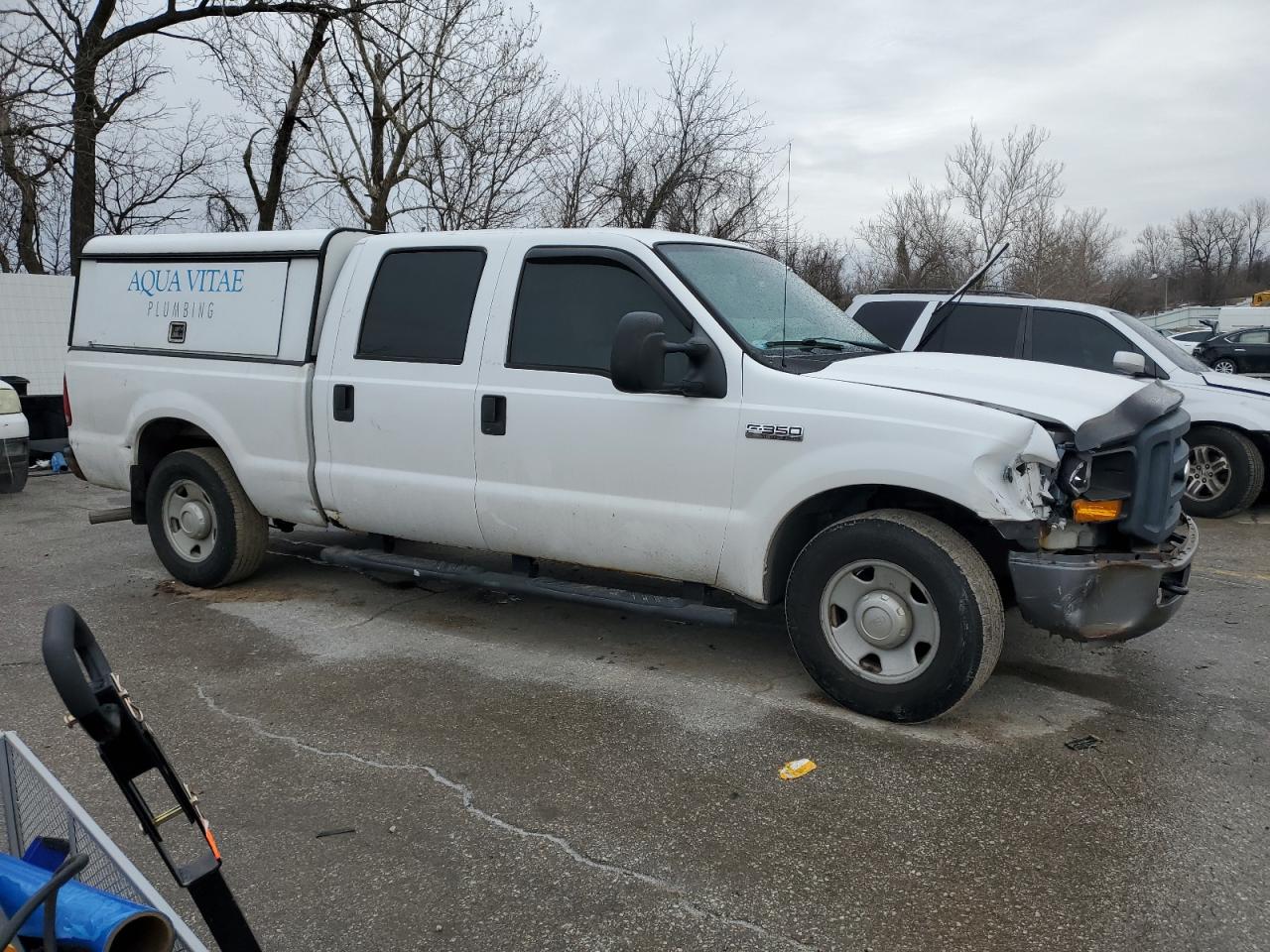 2006 Ford F350 VIN 1FTWW30Y56EC55612 Copart auction photo, front end damage thumbnail 4