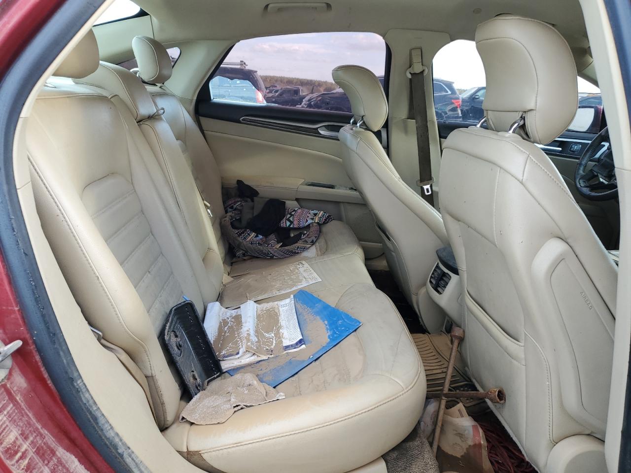 2014 Ford Fusion VIN 3FA6P0PU0ER311701 Copart auction photo, water/flood / minor dent/scratches damage thumbnail 10