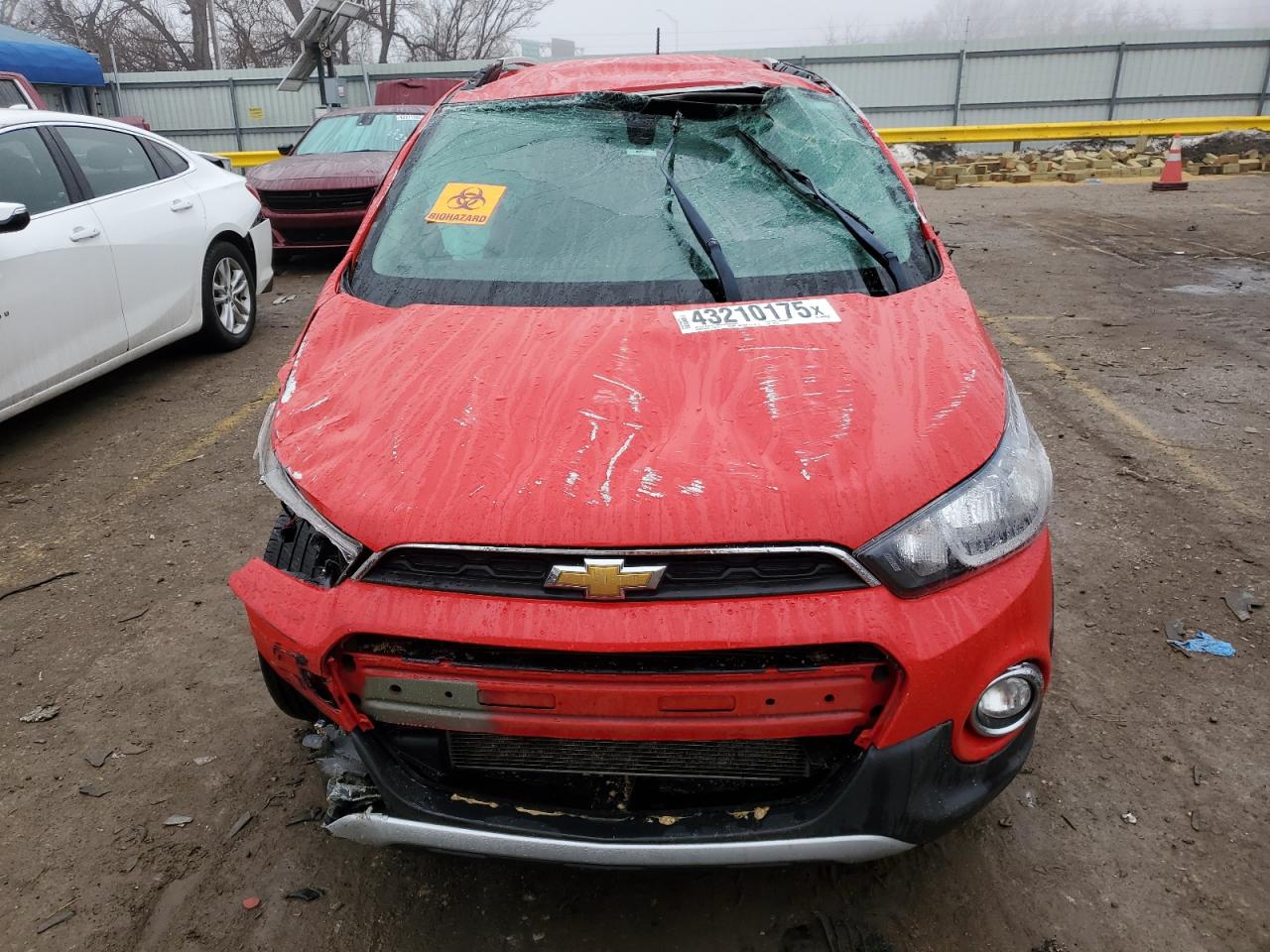 2021 Chevrolet Spark VIN KL8CH6SA4MC740016 Copart auction photo, rollover damage thumbnail 5