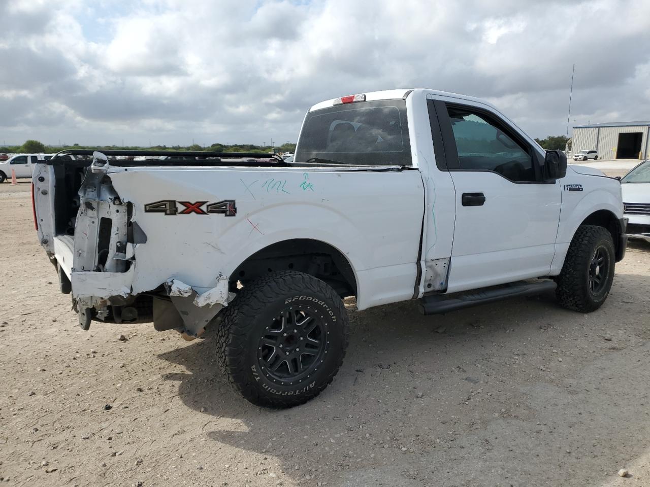 2017 Ford F-150 VIN 1FTMF1E82HKC82047 Copart auction photo, rear end damage thumbnail 3