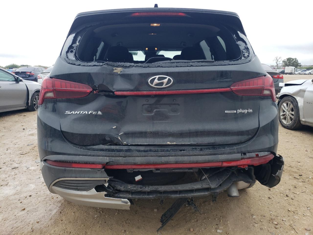 2022 Hyundai Santa Fe VIN KM8S6DA28NU028025 Copart auction photo, rear end / minor dent/scratches damage thumbnail 6