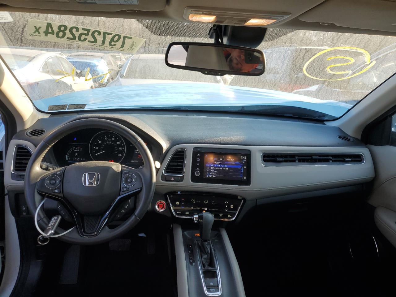 2021 Honda HR-V VIN 3CZRU6H74MM728532 Copart auction photo, front end damage thumbnail 8