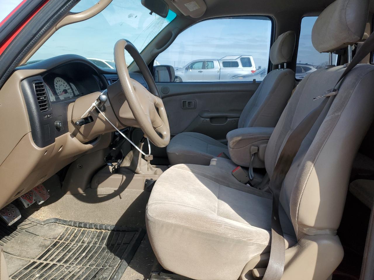 2003 Toyota Tacoma VIN 5TEVL52N63Z233632 Copart auction photo, front end / top/roof damage thumbnail 7