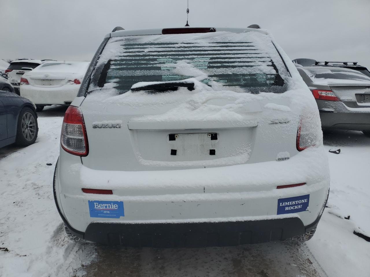 2013 Suzuki SX4 VIN JS2YB5A35D6100171 Copart auction photo, side / front end damage thumbnail 6