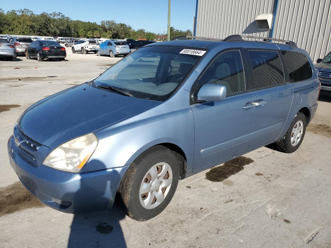 2008 KIA Sedona VIN KNDMB233386222179