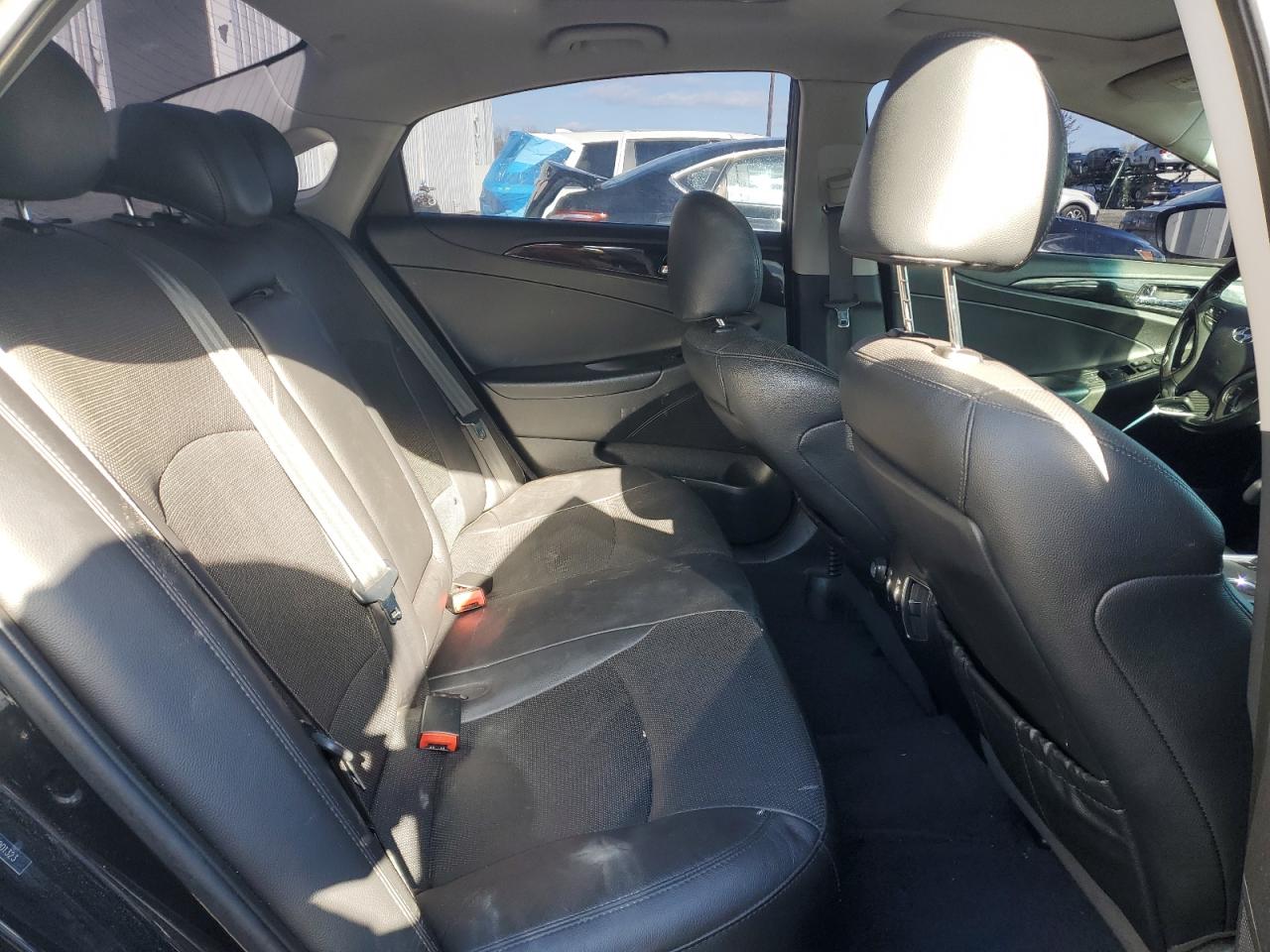 2014 Hyundai Sonata VIN 5NPEC4AB4EH901323 Copart auction photo, rear end damage thumbnail 10