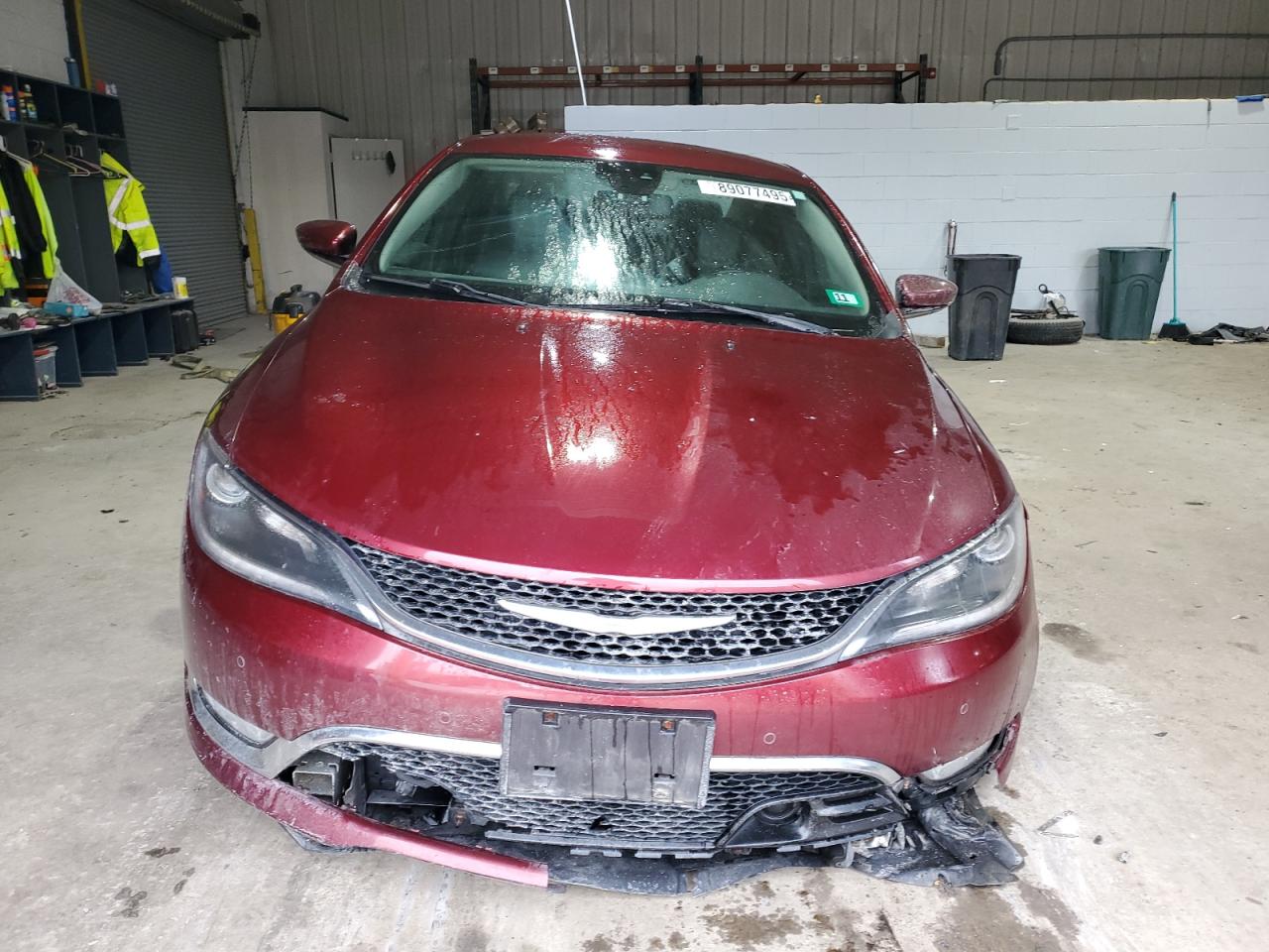 2015 Chrysler 200 VIN 1C3CCCCG5FN561700 Copart auction photo, front end / undercarriage damage thumbnail 5