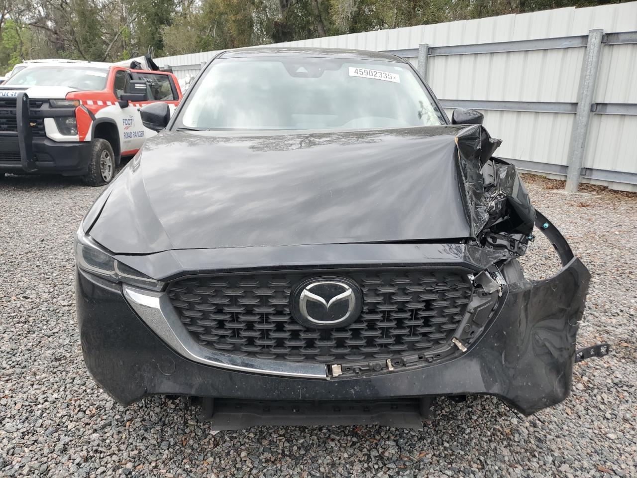 2022 Mazda CX-5 VIN JM3KFBAM7N0613025 Copart auction photo, front end damage thumbnail 5