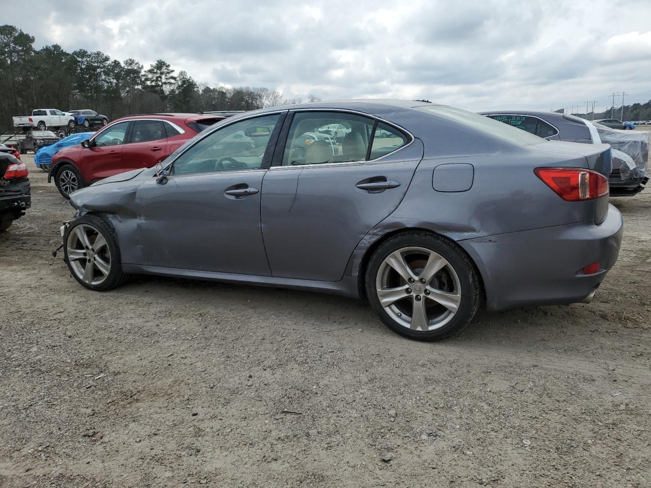 2012 Lexus IS VIN JTHBF5C26C5176574 Copart auction photo, front end / side damage thumbnail 2