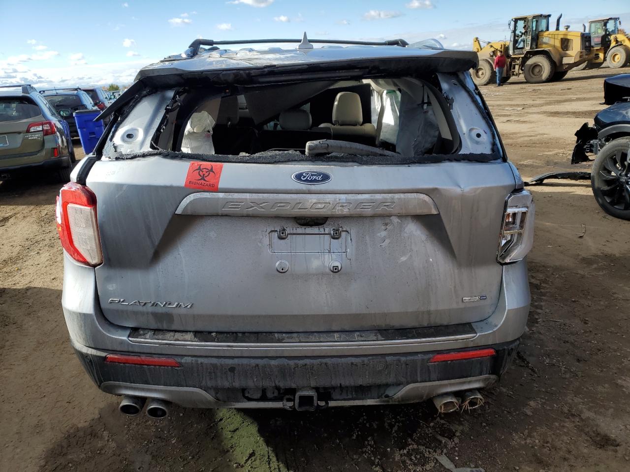 2020 Ford Explorer VIN 1FM5K8HCXLGA44690 Copart auction photo, all over damage thumbnail 6