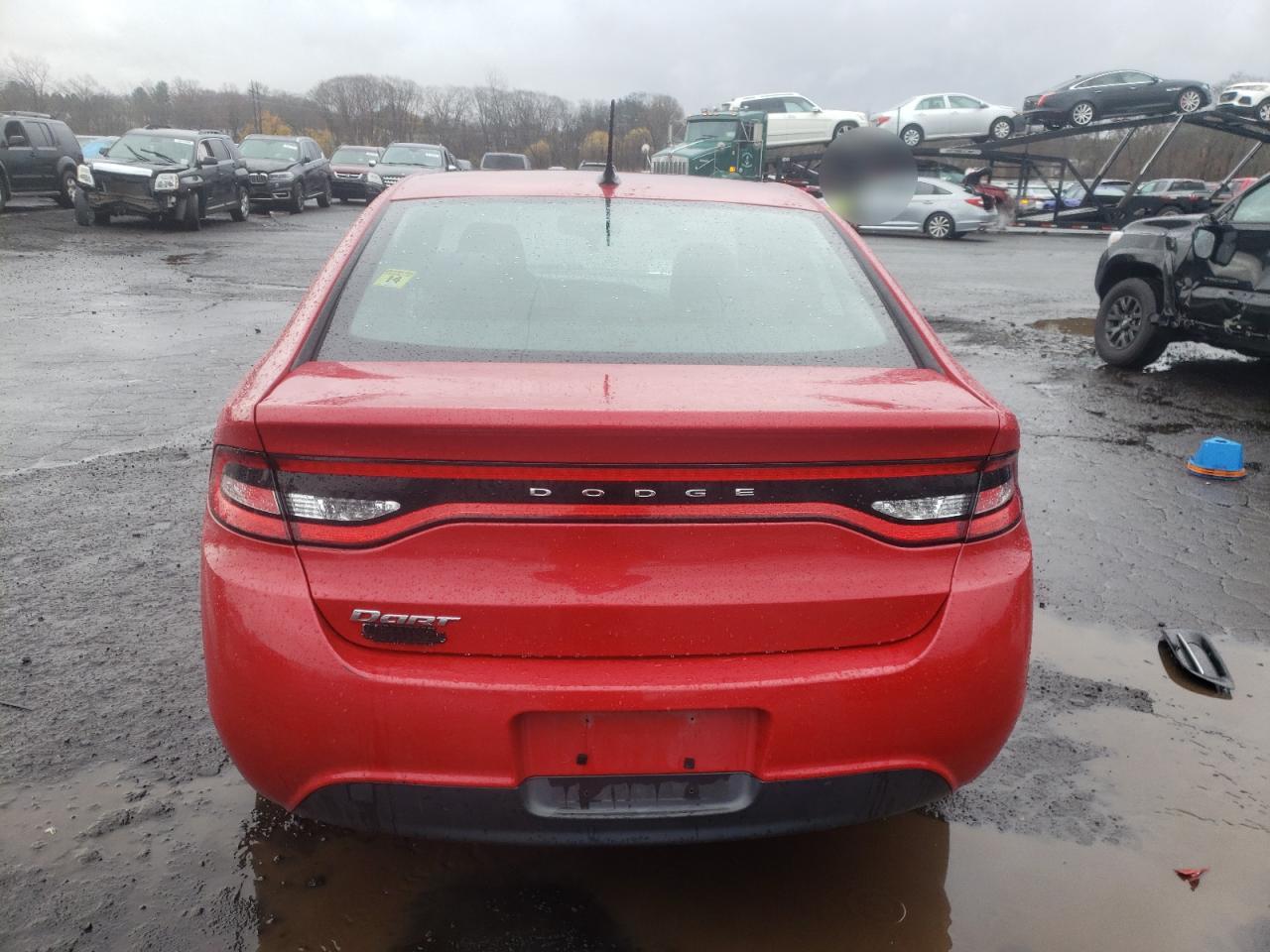 2014 Dodge Dart VIN 1C3CDFAA6ED797337 Copart auction photo, front end damage thumbnail 6