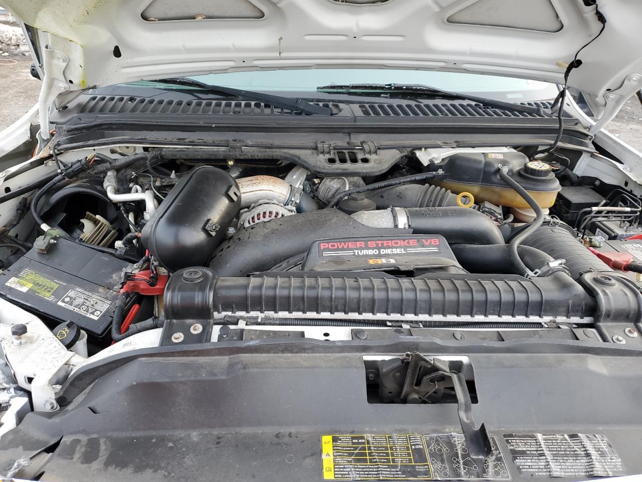 2007 Ford F250 VIN 1FTSW21P07EA11205 Copart auction photo, front end damage thumbnail 12