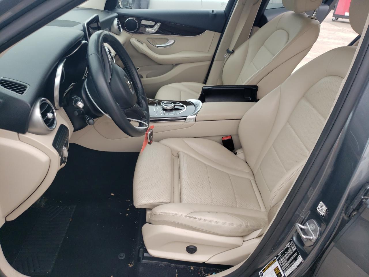2017 Mercedes-Benz GLC VIN WDC0G4JB8HV009492 Copart auction photo, rear end damage thumbnail 7