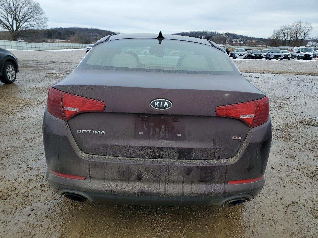 2012 KIA Optima VIN 5XXGM4A76CG037708 Copart auction photo, undercarriage / front end damage thumbnail 6