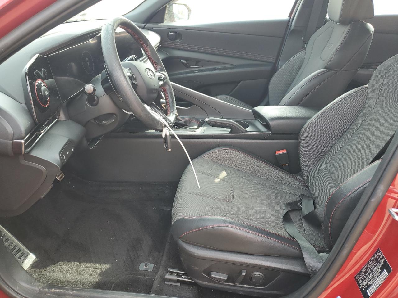 2023 Hyundai Elantra VIN KMHLR4AF3PU490204 Copart auction photo, front end damage thumbnail 7