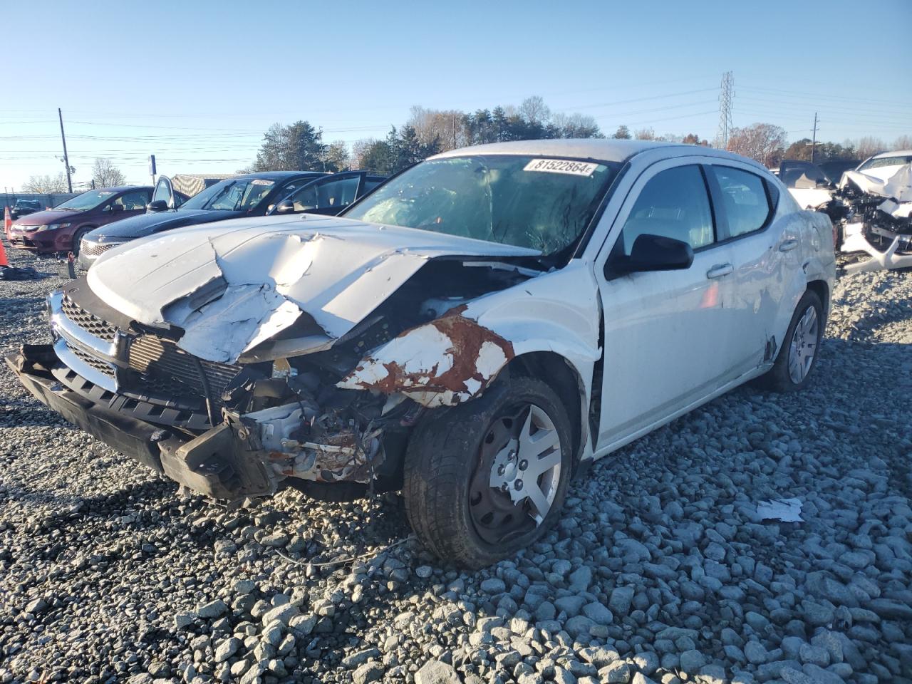 2013 Dodge Avenger VIN 1C3CDZAB3DN593954