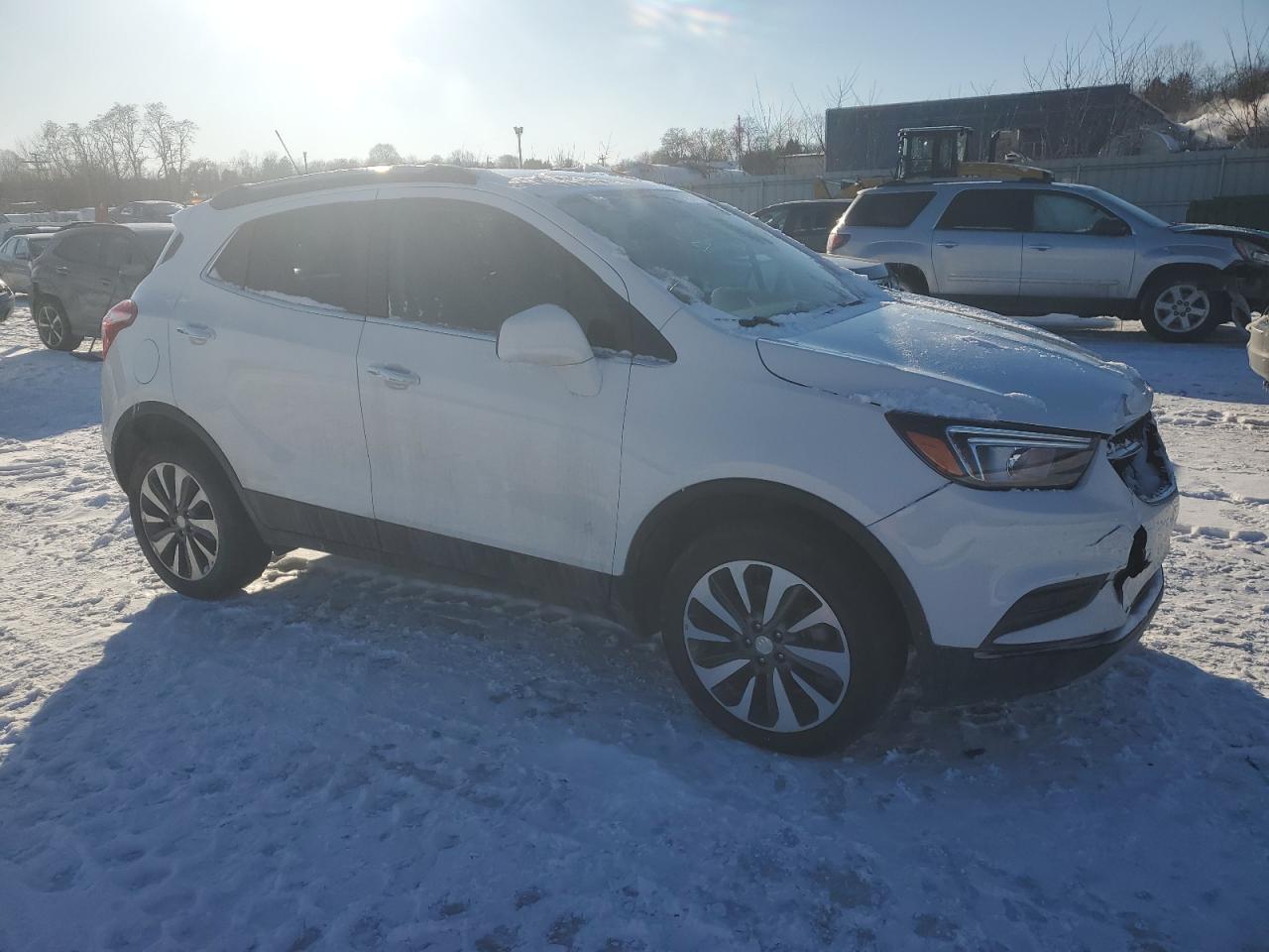 2022 Buick Encore VIN KL4CJESM9NB566462 Copart auction photo, front end / undercarriage damage thumbnail 4