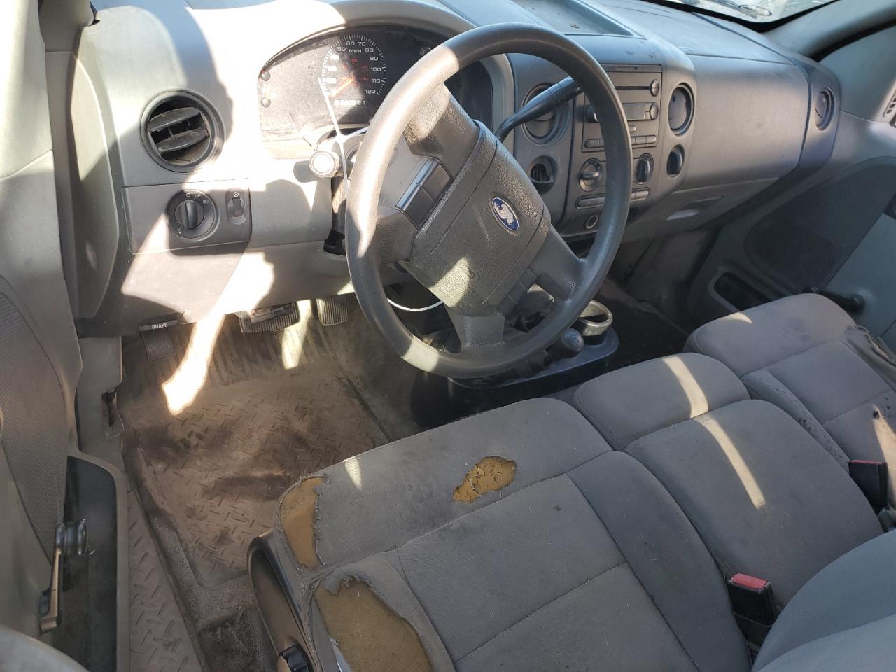 2005 Ford F-150 VIN 1FTRF14W65KC37551 Copart auction photo, burn - interior / all over damage thumbnail 8