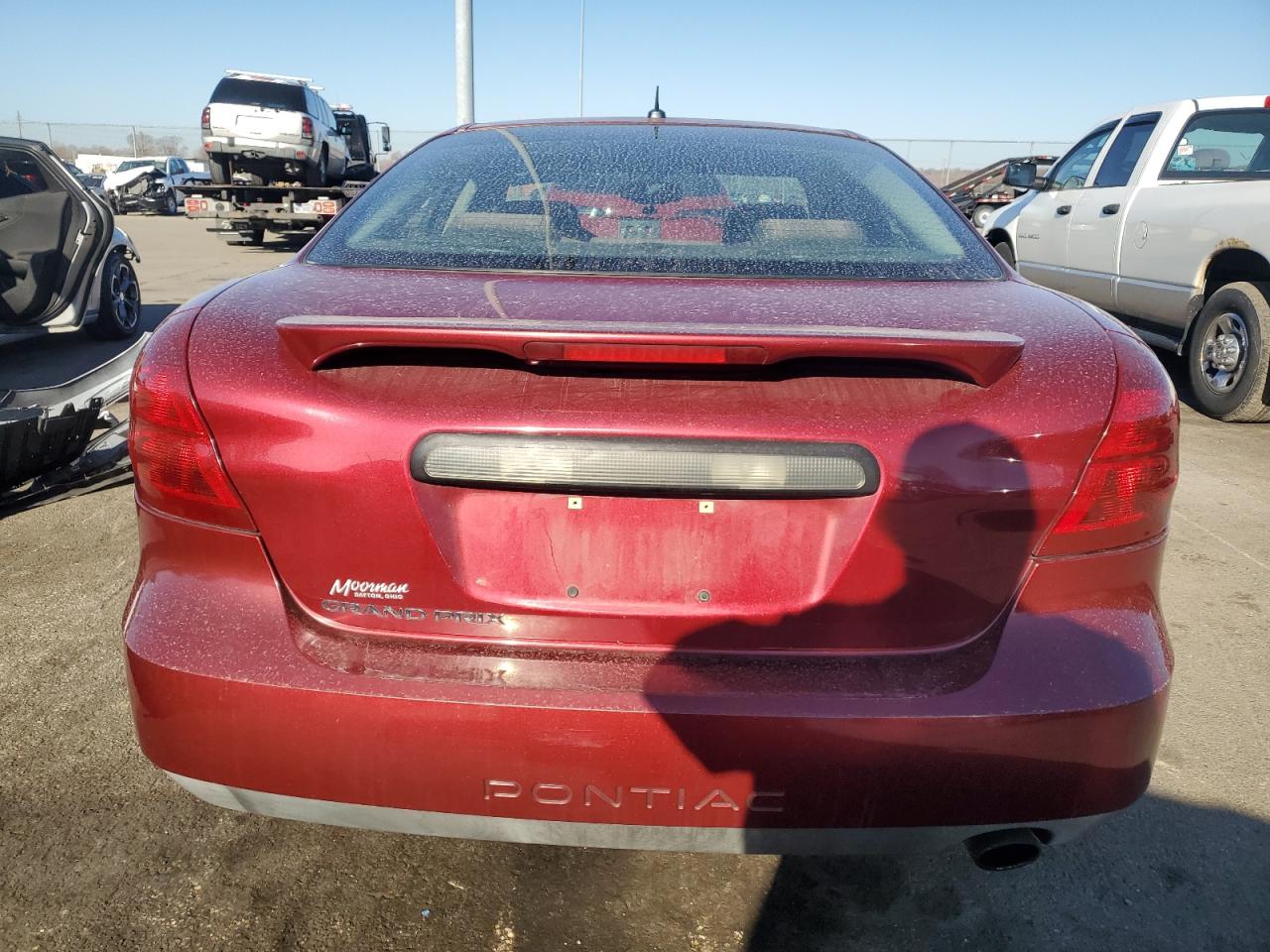 2007 Pontiac Grand Prix VIN 2G2WP552371172121 Copart auction photo, front end damage thumbnail 6
