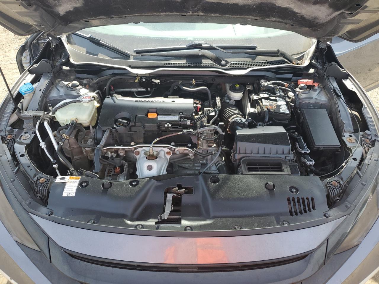 2019 Honda Civic VIN 2HGFC2F63KH575718 Copart auction photo, side / front end damage thumbnail 11
