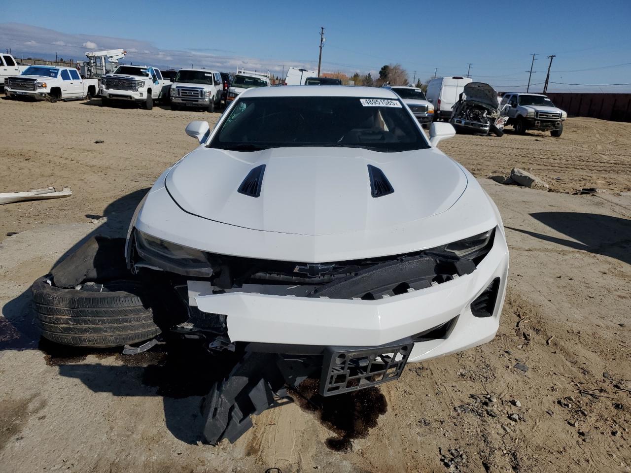2017 Chevrolet Camaro VIN 1G1FH1R75H0101841 Copart auction photo, front end / undercarriage damage thumbnail 5