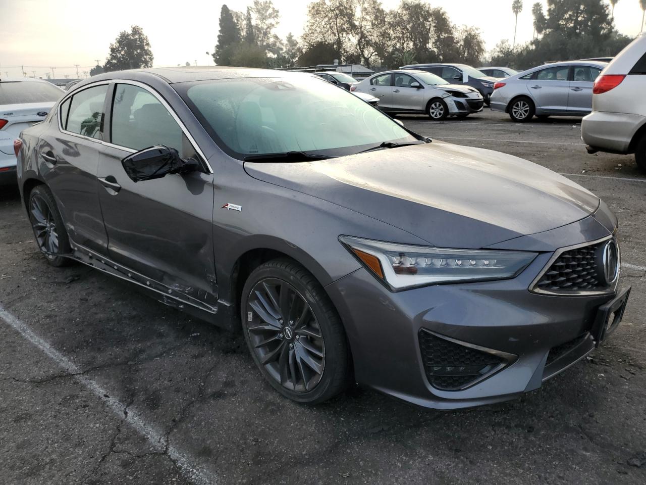 2019 Acura ILX VIN 19UDE2F8XKA010626 Copart auction photo, rear end / side damage thumbnail 4