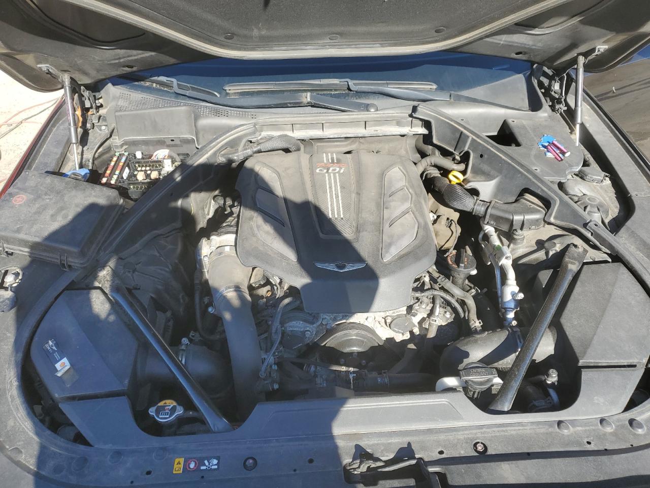 2018 Genesis G80 VIN KMHGN4JB0JU249217 Copart auction photo, front end / rear end damage thumbnail 11