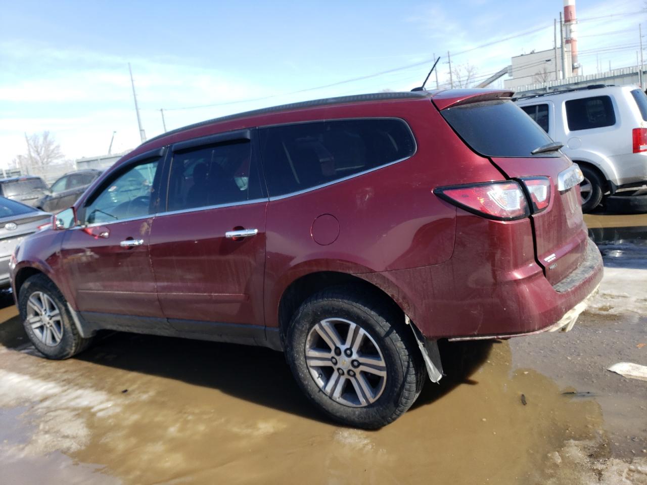 2015 Chevrolet Traverse VIN 1GNKVGKD2FJ140449 Copart auction photo, rear end damage thumbnail 2