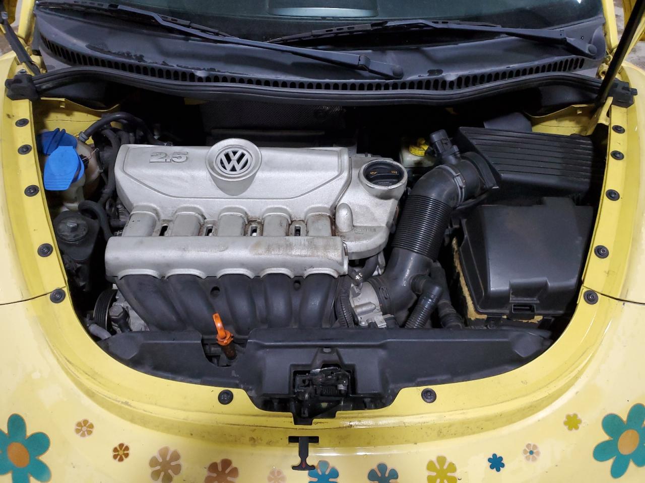 2007 Volkswagen Beetle VIN 3VWSF31Y37M422443 Copart auction photo, rear end / front end damage thumbnail 11