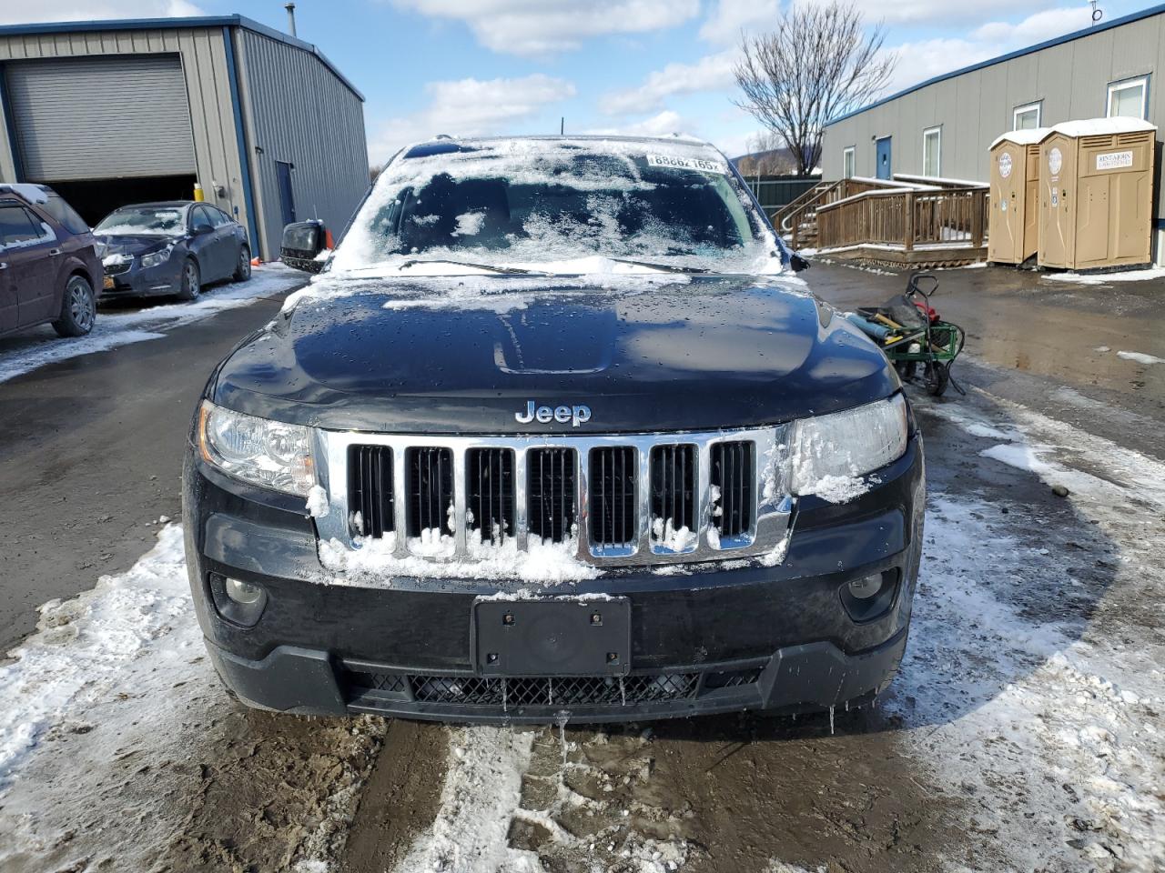 2012 Jeep Grand Cherokee VIN 1C4RJFAG1CC310731 Copart auction photo, front end / side damage thumbnail 5