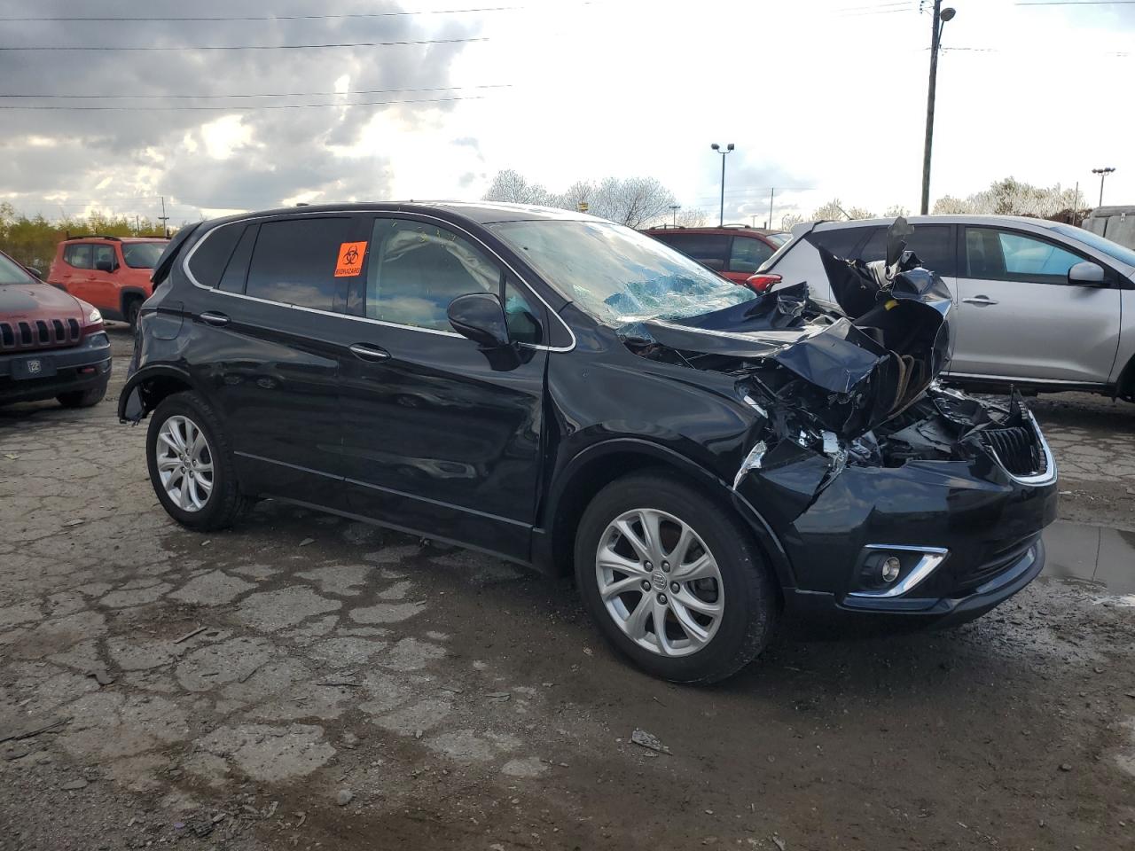 2020 Buick Envision VIN LRBFX1SA6LD123377 Copart auction photo, front end / rear end damage thumbnail 4