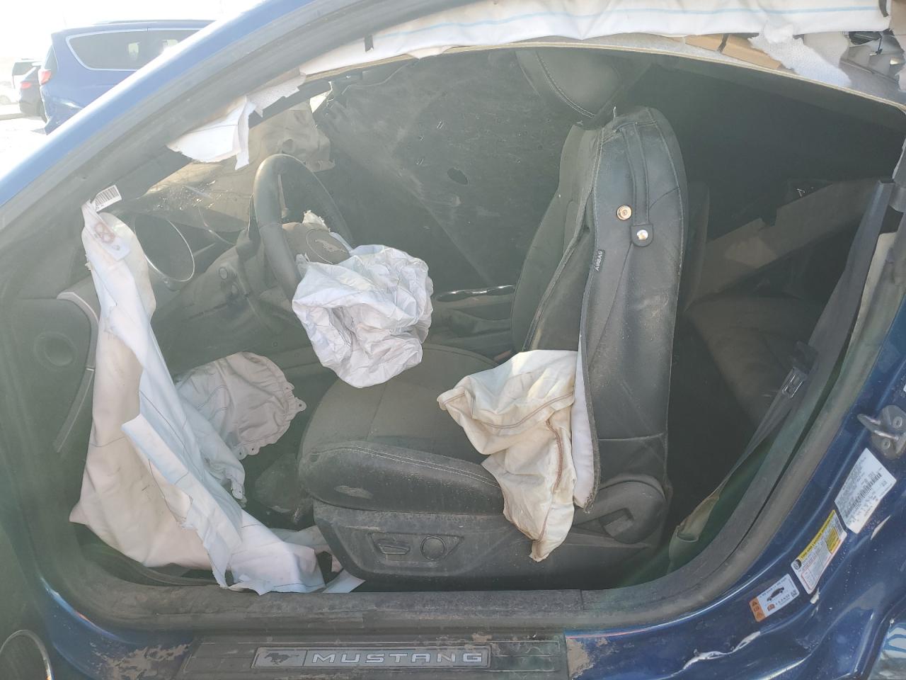 2022 Ford Mustang VIN 1FA6P8CF7N5121791 Copart auction photo, all over / side damage thumbnail 7