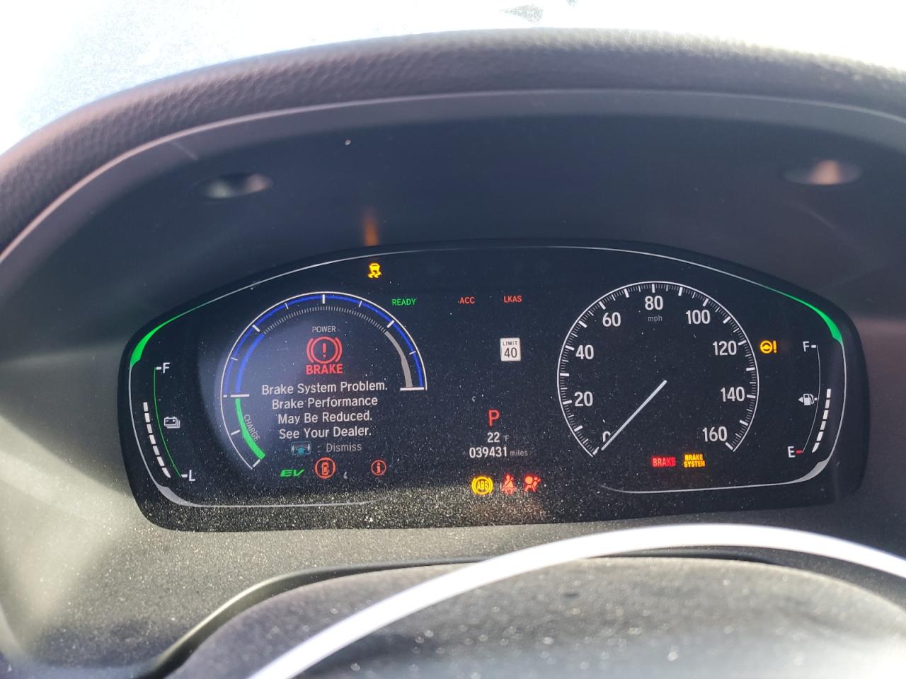 2021 Honda Insight VIN 19XZE4F50ME008017 Copart auction photo, front end damage thumbnail 9