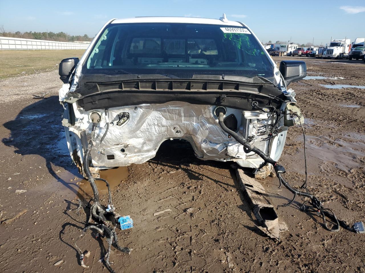 2021 GMC Sierra VIN 3GTP9EEL0MG262218 Copart auction photo, stripped / mechanical damage thumbnail 5