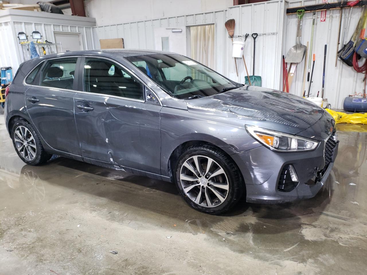 2018 Hyundai Elantra VIN KMHH35LE9JU077020 Copart auction photo, front end / side damage thumbnail 4