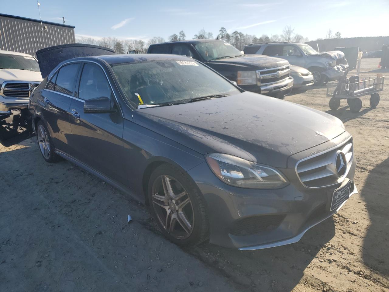 2014 Mercedes-Benz E-klasse VIN WDDHF8JB7EA871341 Copart auction photo, rear end damage thumbnail 4