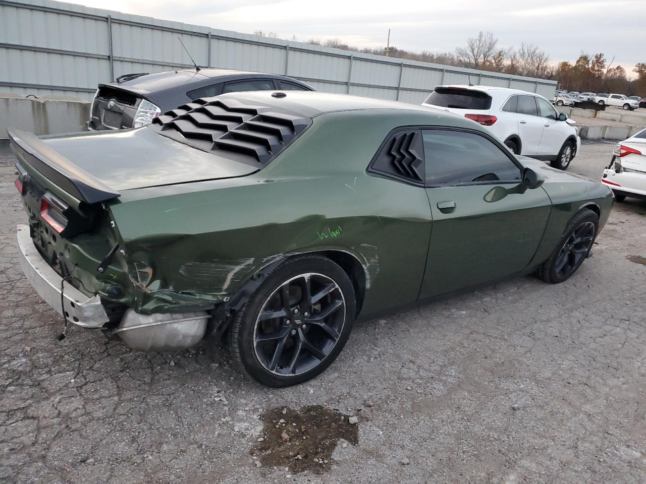 2021 Dodge Challenger VIN 2C3CDZJG9MH664689 Copart auction photo, rear end / undercarriage damage thumbnail 3