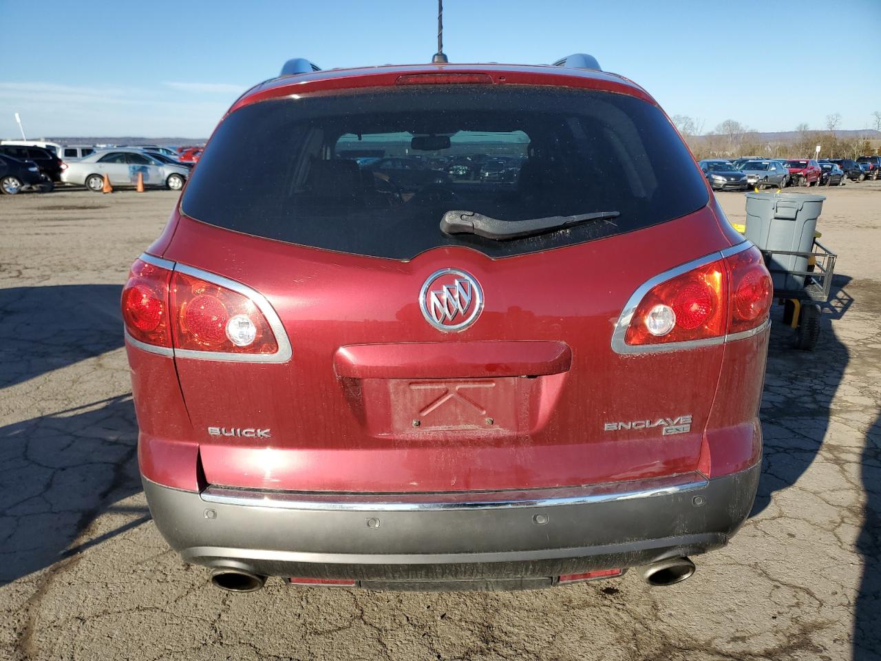 2010 Buick Enclave VIN 5GALVBED2AJ199314 Copart auction photo, undercarriage / rear end damage thumbnail 6