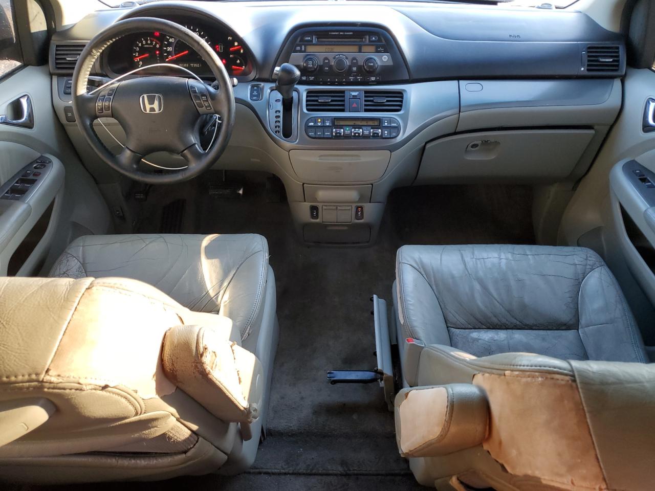 2007 Honda Odyssey VIN 5FNRL38627B417558 Copart auction photo, side damage thumbnail 8