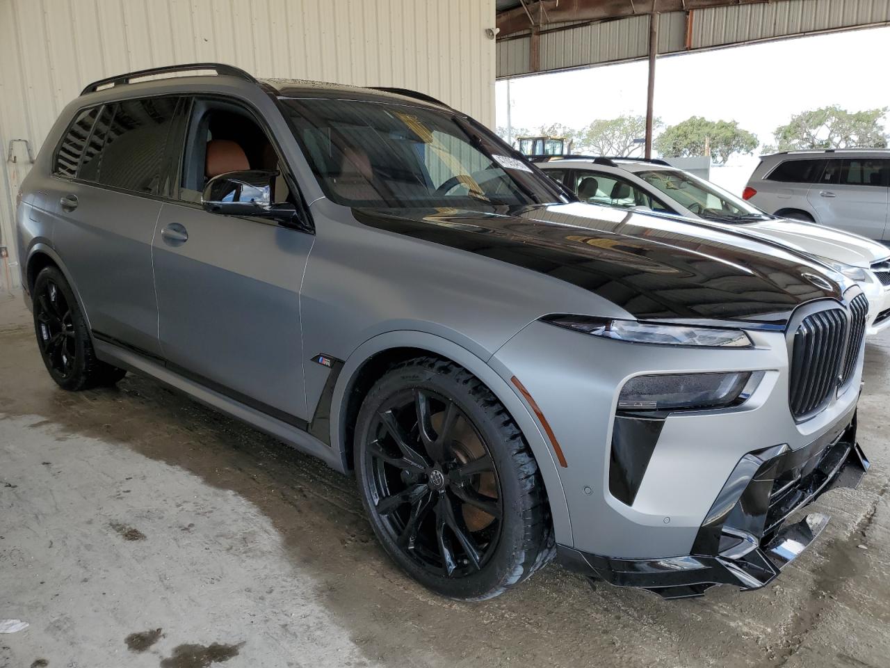 2024 BMW X7 VIN 5UX33EM00R9T75535 Copart auction photo, water/flood / front end damage thumbnail 4
