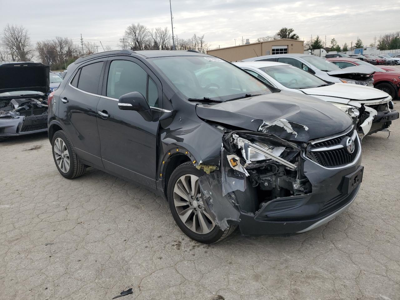 2018 Buick Encore VIN KL4CJASB8JB689672 Copart auction photo, front end damage thumbnail 4
