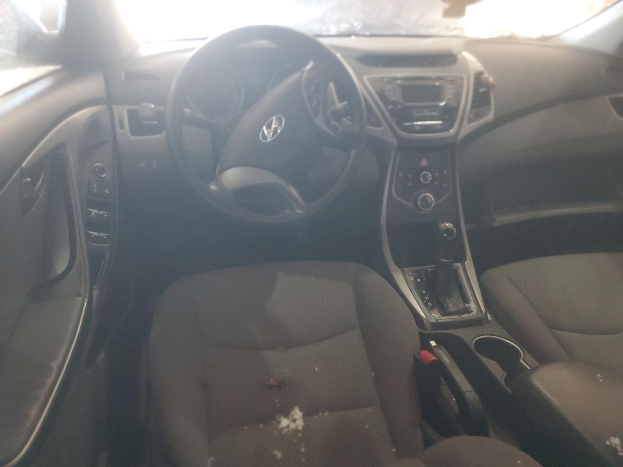 2014 Hyundai Elantra VIN KMHDH4AE2EU171694 Copart auction photo, all over damage thumbnail 8