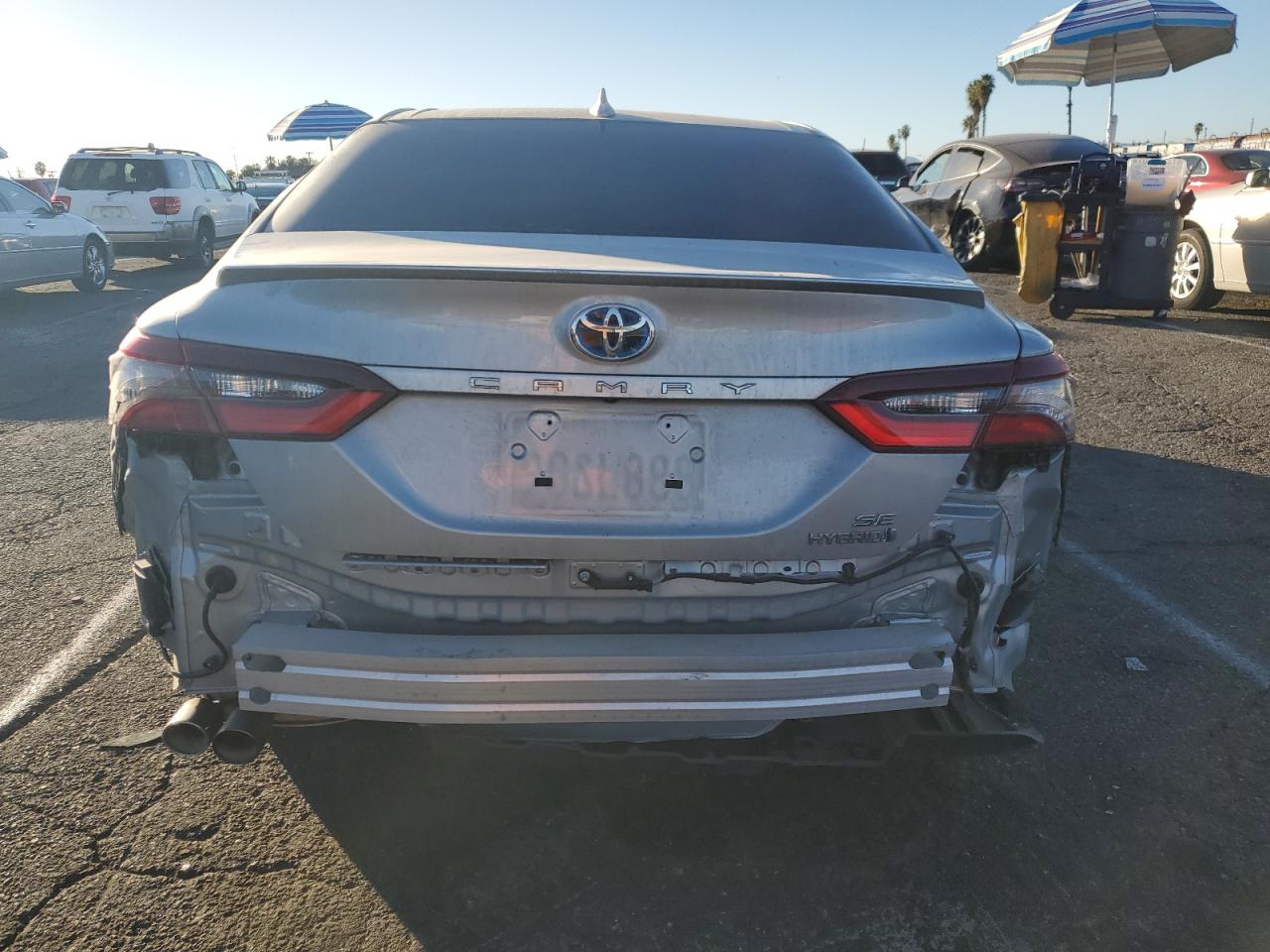 2023 Toyota Camry VIN 4T1S31AK3PU055661 Copart auction photo, front end / rear end damage thumbnail 6