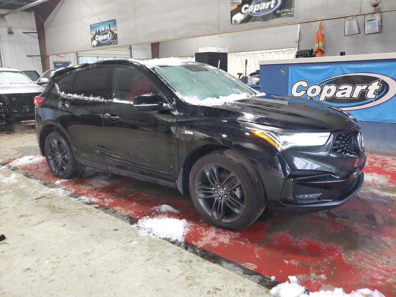 2021 Acura RDX VIN 5J8TC2H62ML807697 Copart auction photo, water/flood damage thumbnail 4