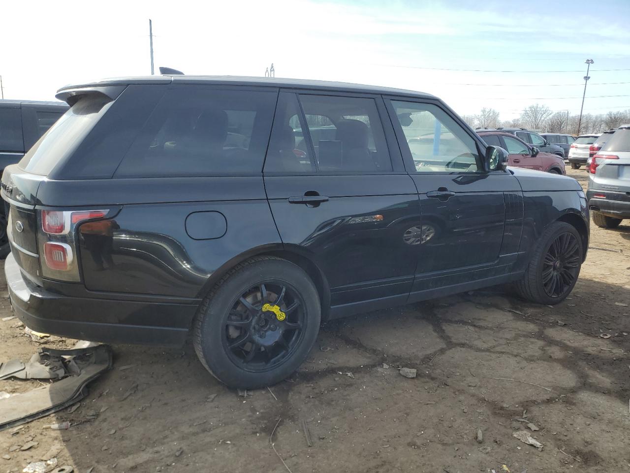 2019 Land Rover Range Rover VIN SALGS2SV2KA529386 Copart auction photo, undercarriage / front end damage thumbnail 3