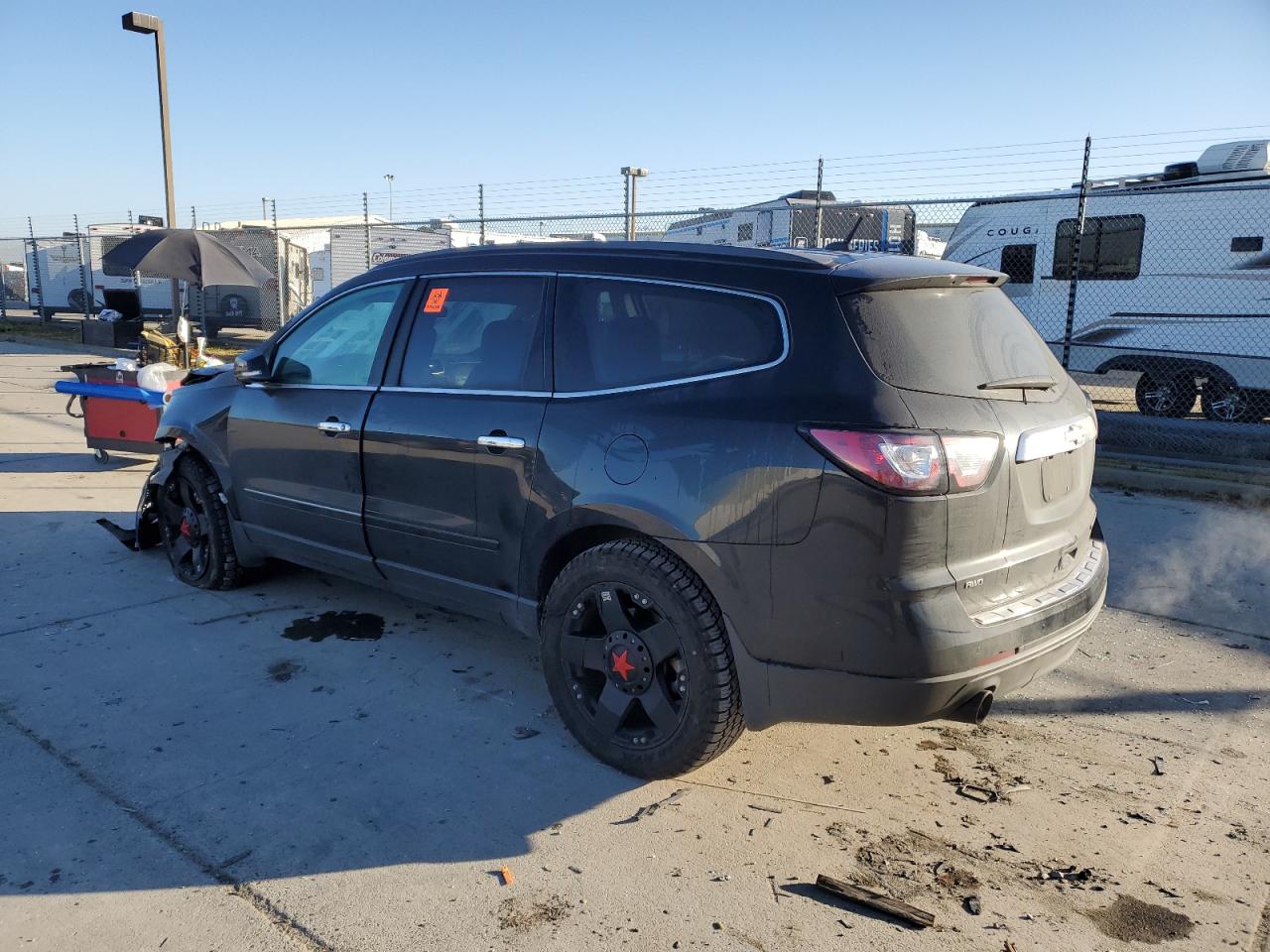 2015 Chevrolet Traverse VIN 1GNKVJKD8FJ324548 Copart auction photo, front end damage thumbnail 2