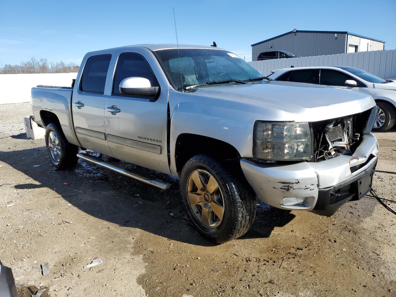 2010 Chevrolet Silverado VIN 3GCRKTE38AG119093 Copart auction photo, rear end / front end damage thumbnail 4
